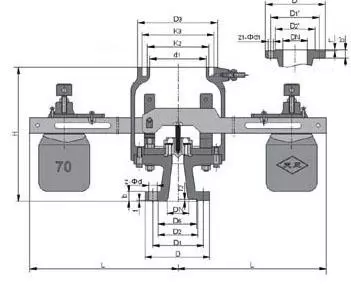 Structure of Stainless Steel Double-lever Safety Valve